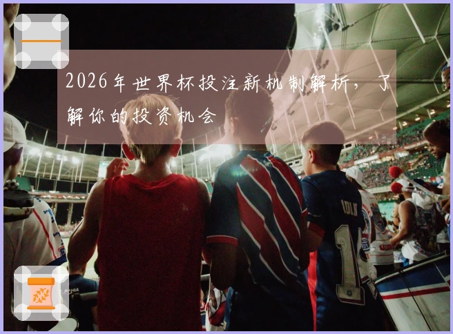 2026年世界杯投注新机制解析，了解你的投资机会